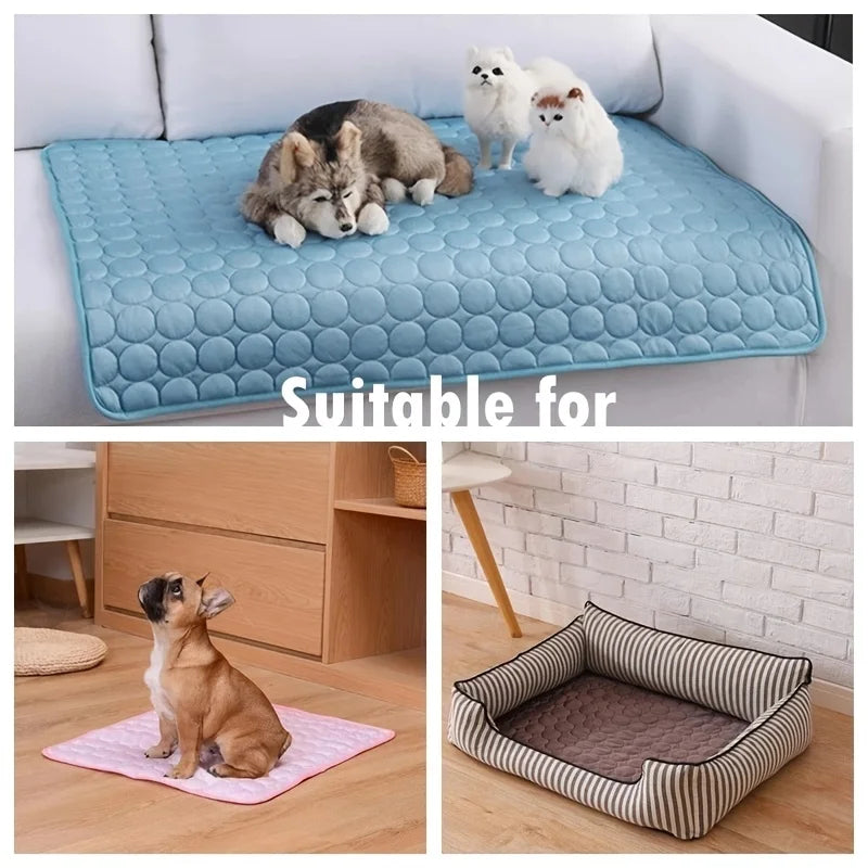 Pet Cooling Mat  great for summer  Extra large bed for small and large pets