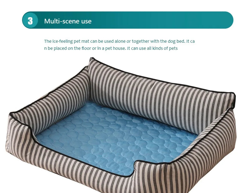 Pet Cooling Mat  great for summer  Extra large bed for small and large pets