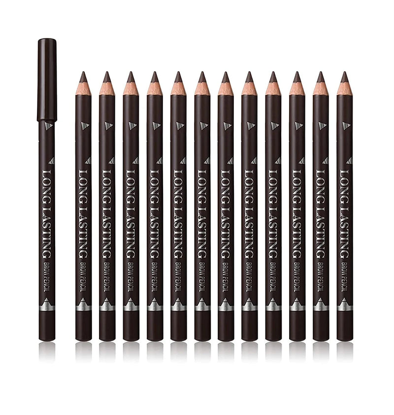 6/12Pcs Eye Brow Pencil Waterproof