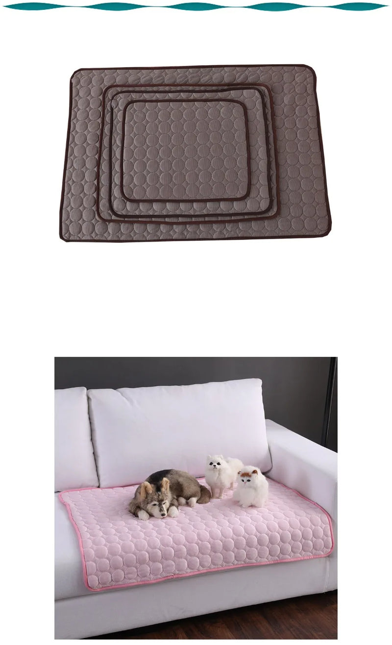 Pet Cooling Mat  great for summer  Extra large bed for small and large pets