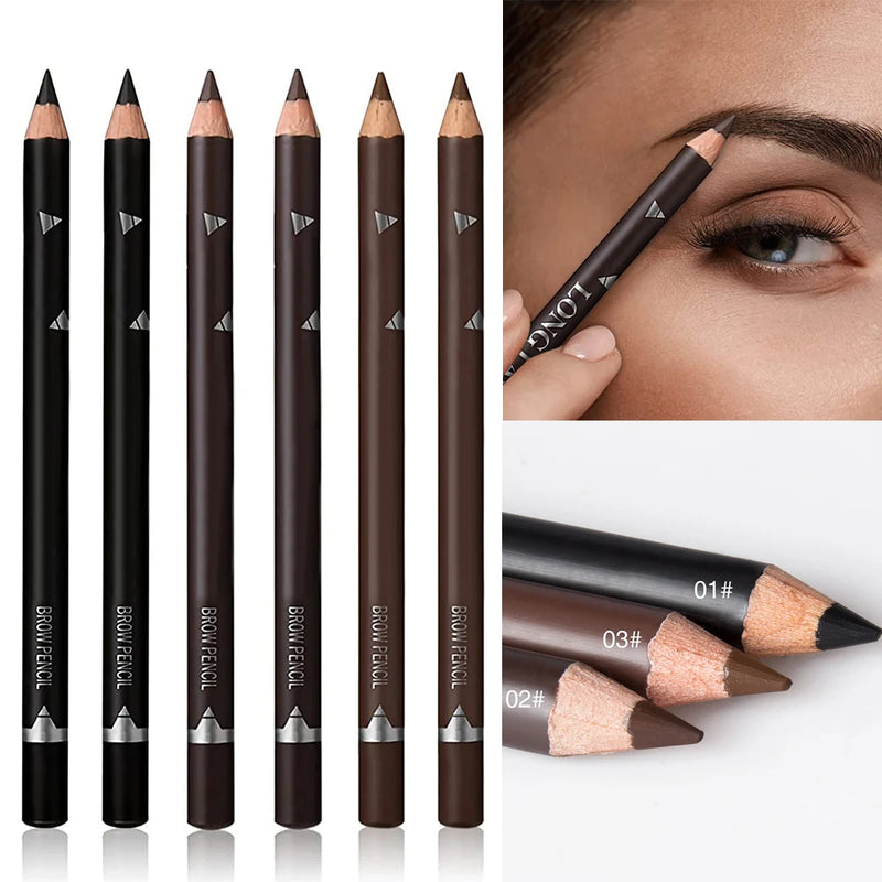 6/12Pcs Eye Brow Pencil Waterproof