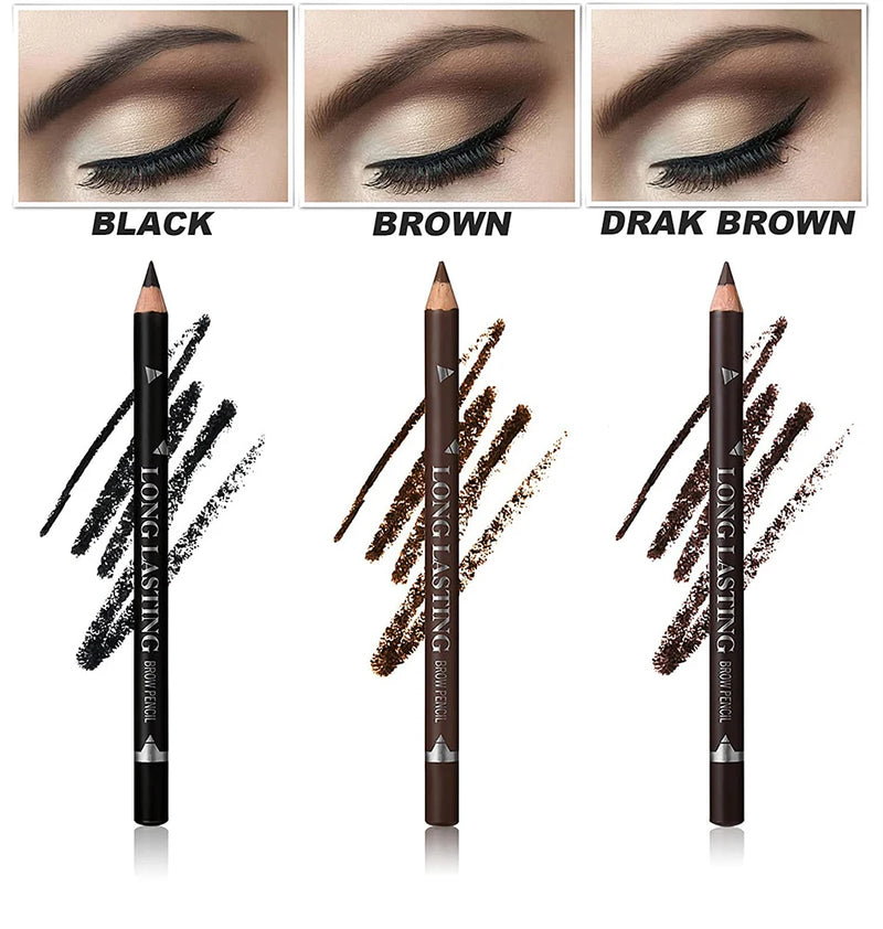 6/12Pcs Eye Brow Pencil Waterproof