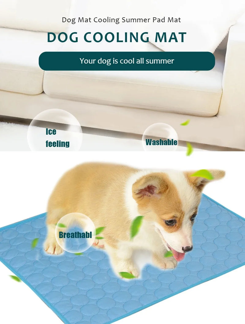 Pet Cooling Mat  great for summer  Extra large bed for small and large pets