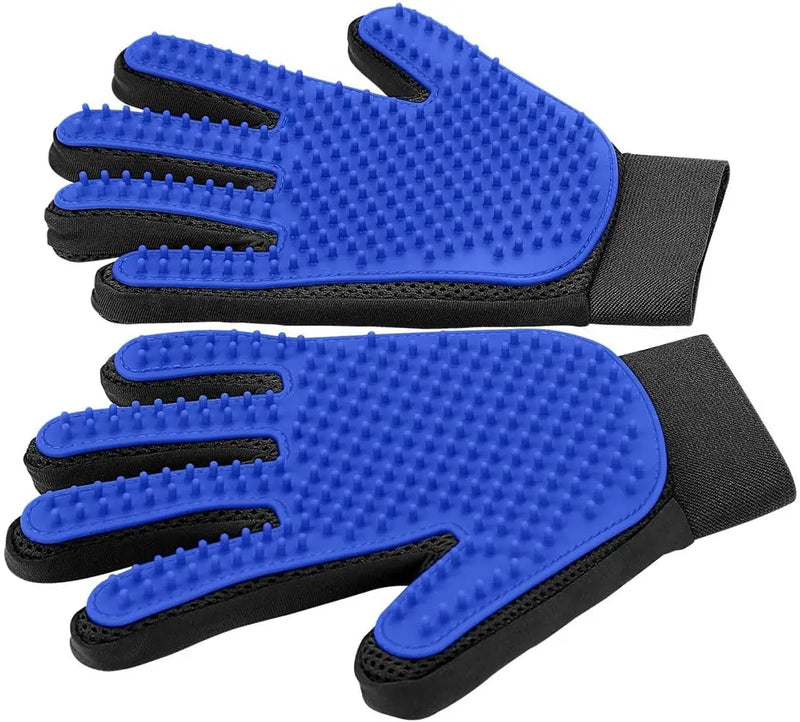 Pet Grooming Glove Gentle Efficient Pet Hair Remover Mitt