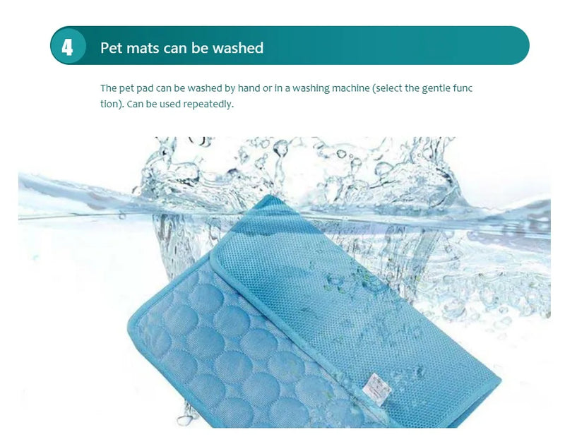 Pet Cooling Mat  great for summer  Extra large bed for small and large pets