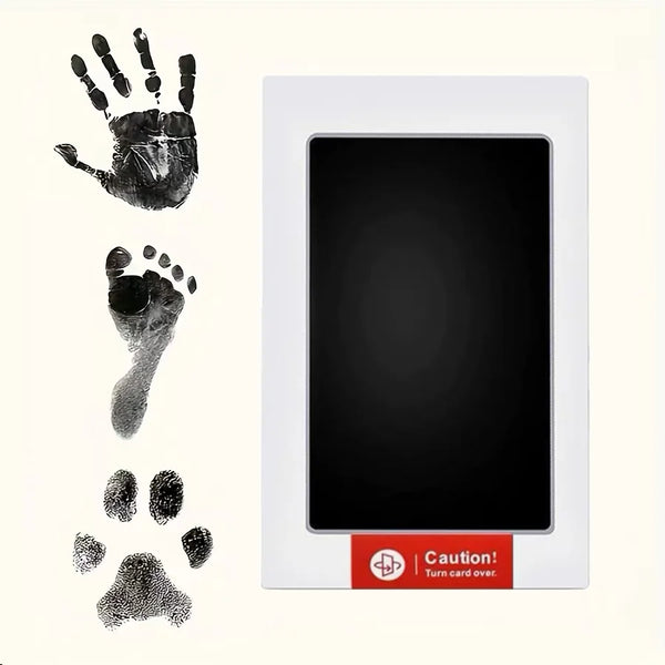 Skin-Friendly, Safe, Non-Toxic, and Touchless Ink Pad Kits for Baby Hand and Footprints, Pet Dog, and Cat Paw Prints - Ideal for Souvenirs and Gifts