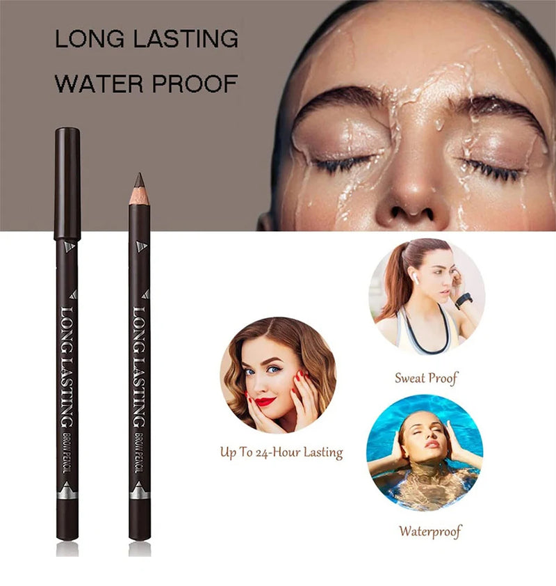 6/12Pcs Eye Brow Pencil Waterproof